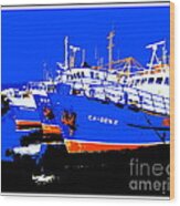 fishing boats in the fremantle harbour 2 photograph by