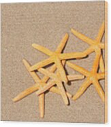 Five Star Beach Holiday Concept Wood Print