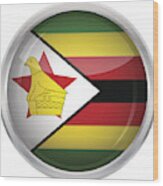 Flag Of Zimbabwe Wood Print
