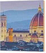 Florence Dome Wood Print