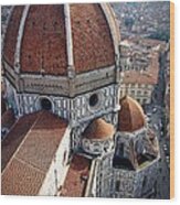 Florence Tile Roof Church Wood Print