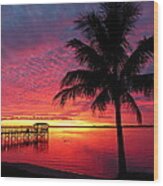 Florida Sunset Ii Wood Print