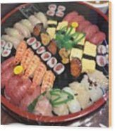 #food#sushi Wood Print