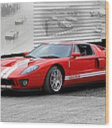 Ford Gt And Gt40 Memories Wood Print