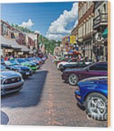 Ford Mustang Rally Deadwood Sd Wood Print