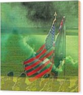 Fort Jackson Ceremony Wood Print