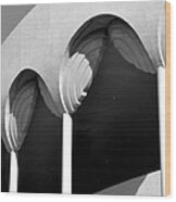 Frank Lloyd Wright Designed Auditorium Detail Wood Print