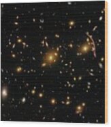 Galaxy Cluster Abell 370 Wood Print