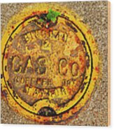 Gas Co Wood Print