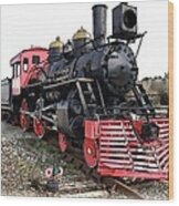 General Ii - Steam Locomotive Wood Print