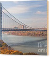 George Washington Bridge Wood Print