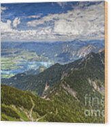 German Alps View I Wood Print