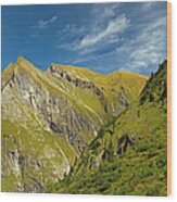 Germany, Bavaria, View Of Mt Himmelseck Wood Print