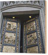 Ghiberti Doors Wood Print