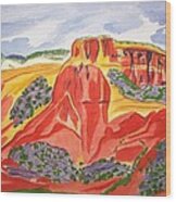 Ghost Ranch New Mexico Wood Print