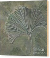 Ginko Leaf Wood Print