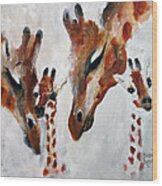 Giraffes - Oh Baby Wood Print
