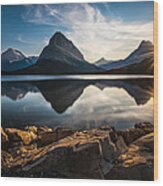 Glacier National Park Wood Print