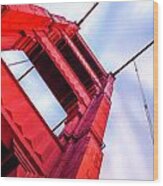 Golden Gate Boom Wood Print