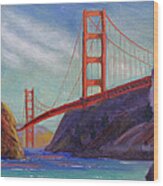 Golden Gate Bridge Wood Print