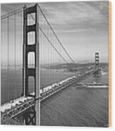 Golden Gate Bridge Opening Wood Print