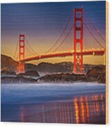 Golden Gate Wood Print