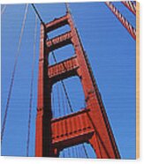 Golden Gate Tower Wood Print