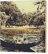 Gondola Hauntings In City Park New Orleans Louisiana 4 Wood Print