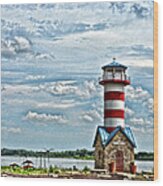 Grafton Lighthouse Wood Print