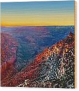 Grand Canyon Sunset Wood Print