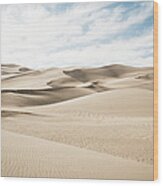 Great Sand Dunes Wood Print