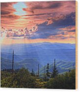 Great Smoky Mountains Wood Print