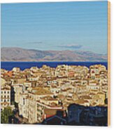 Greece, Ionian Island, Corfu Island Wood Print