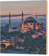 Hagia Sophia, Istanbul Wood Print