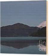 Hakone Lake Wood Print