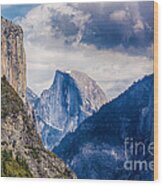 Half Dome In Yosemite Wood Print