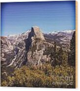 Half Dome Yosemite Nationa Park Wood Print