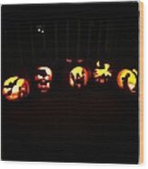 Halloween Wood Print