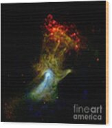 Hand Of God Pulsar Wind Nebula Wood Print