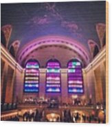 Happy 100th Grand Central Wood Print