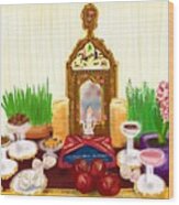 Happy Nowruz Wood Print