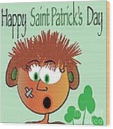Happy St. Patrick's Day Wood Print