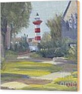 Harbour Town Lighthouse Path Wood Print