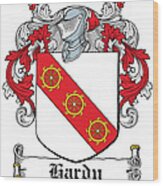 Hardy Coat Of Arms Irish Wood Print