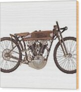 1923 Harley Davidson 8 Valve Wood Print