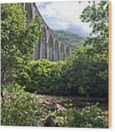 Harry Potters Glenfinnan Viaduct Scotland Wood Print