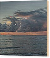 Hauula Sunrise Panorama Wood Print