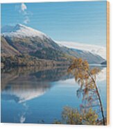 Helvellyn From Thirlmere, Lake District Wood Print