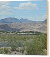 Henderson Nevada Desert Wood Print