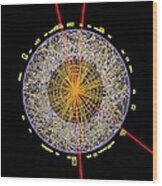 Higgs Boson Event, Atlas Detector Wood Print